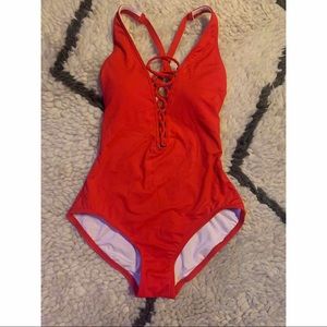 NWT Michael Kors Cruise Red Bathing Suit